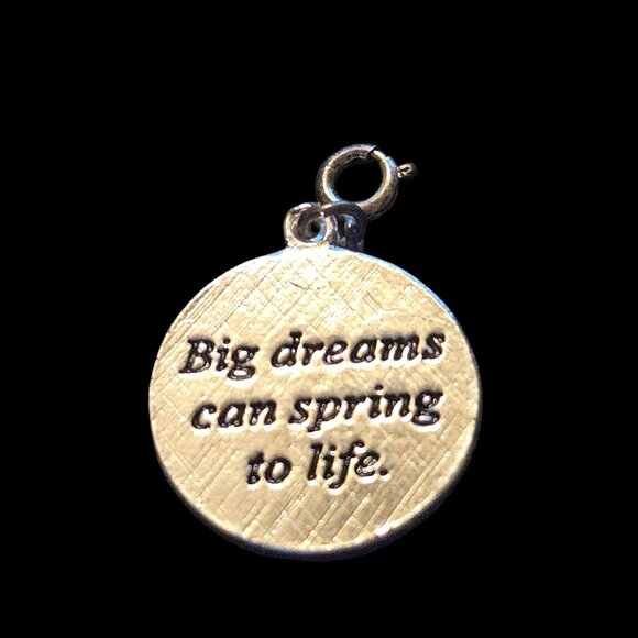 Longaberger Collectors Club 10th Anniversary Silver Tone Basket Charm Round - Picture 2 of 3